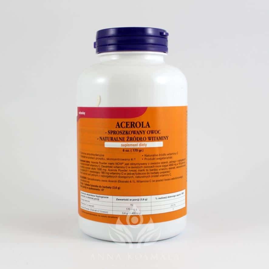 Acerola 4 do1 extract powder-acerola proszek Now 2