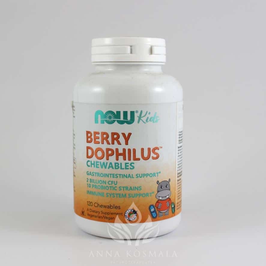 BerryDophilus Kids -probiotyk dla dzieci 120 żelków Now 1