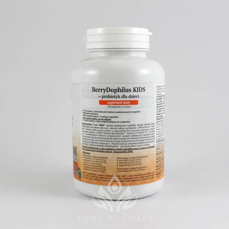 BerryDophilus Kids -probiotyk dla dzieci 120 żelków Now 2