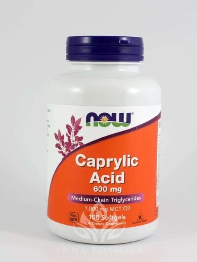 Caprylic Acid (Kwas kaprylowy) 600mg 100 kapsułek