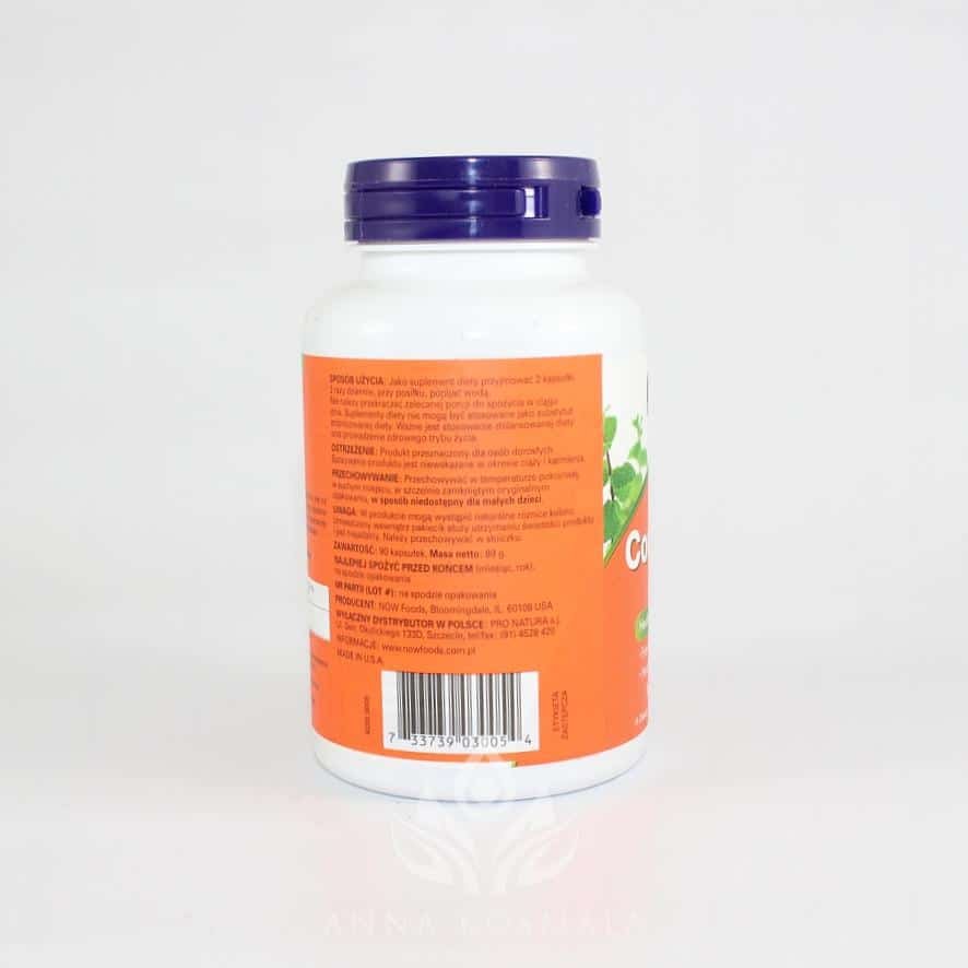 Cordyceps-kordyceps 750mg 90 kapsułek Now 3