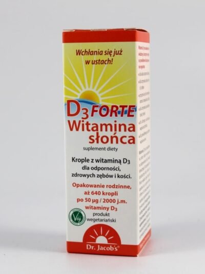 Witamina słońca D3 Forte w kroplach 20 ml