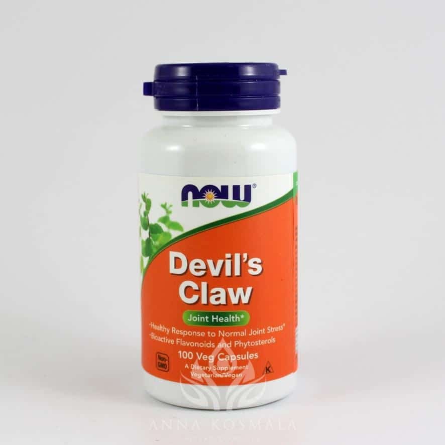 Devil's claw -diabelski pazur 100 kapsułek Now 1