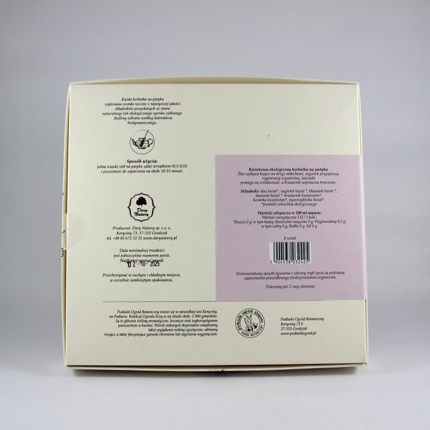 Ekologiczna herbatka na patyku Daty Natury 2