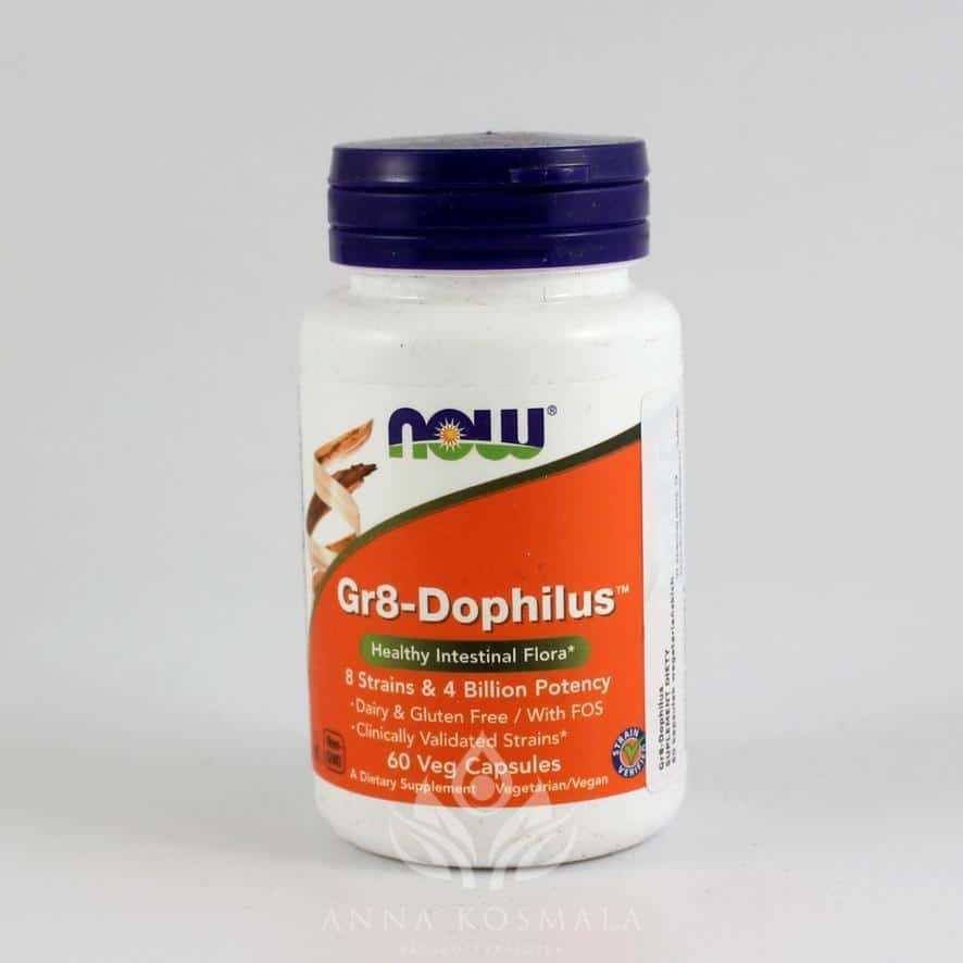 Gr8-Dophilus- probiotyk 60 kapsułek Now 1