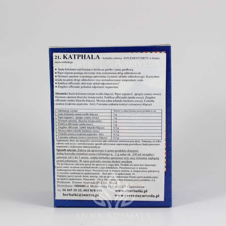 Katphala Tea 100g Everest Ayurveda 3