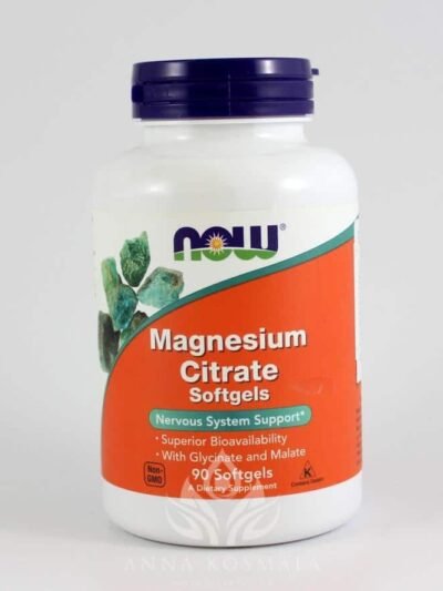 Magnesium Citrate (Cytrynian magnezu) 90 kapsułek