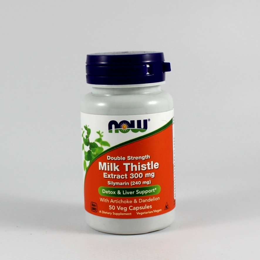 Milk Thistle extract 300mg 50 kapsułek Now 1