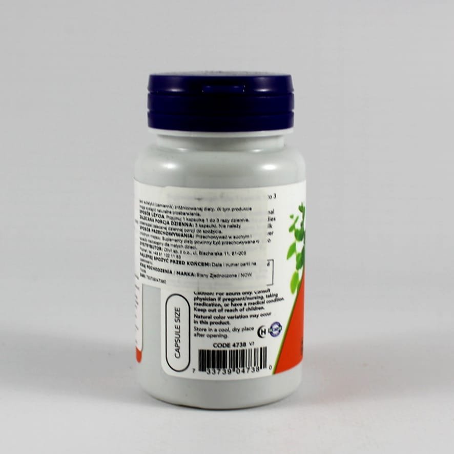 Milk Thistle extract 300mg 50 kapsułek Now 3