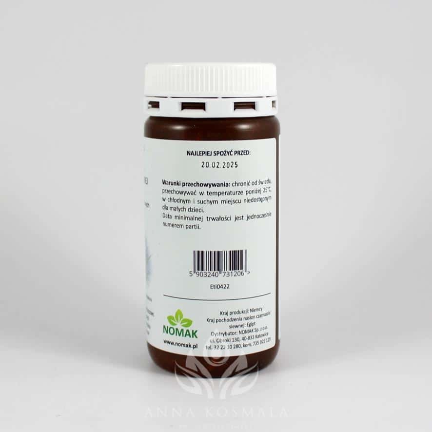 Olej z nasion czarnuszki siewnej 180 kapsułek Sanct Berhard 2