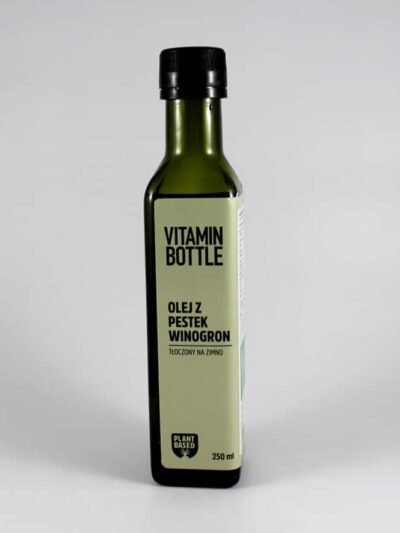 Olej z pestek winogron (tłoczony na zimno) 250 ml Vitamin Bottle