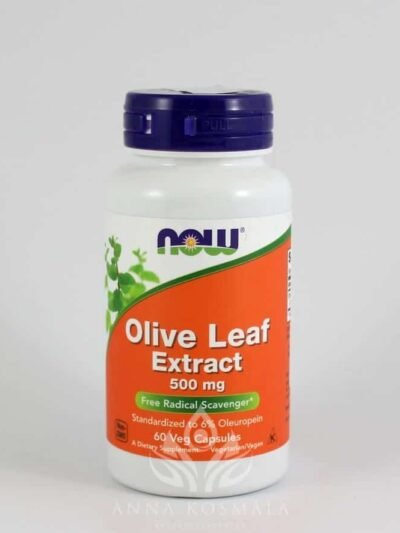 Olive Leaf Extract (Liść oliwny ekstrakt) 500 mg 60 kapsułek