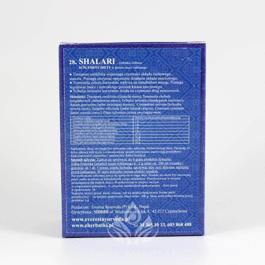 Shalari Tea 100g Everest Ayurveda 3