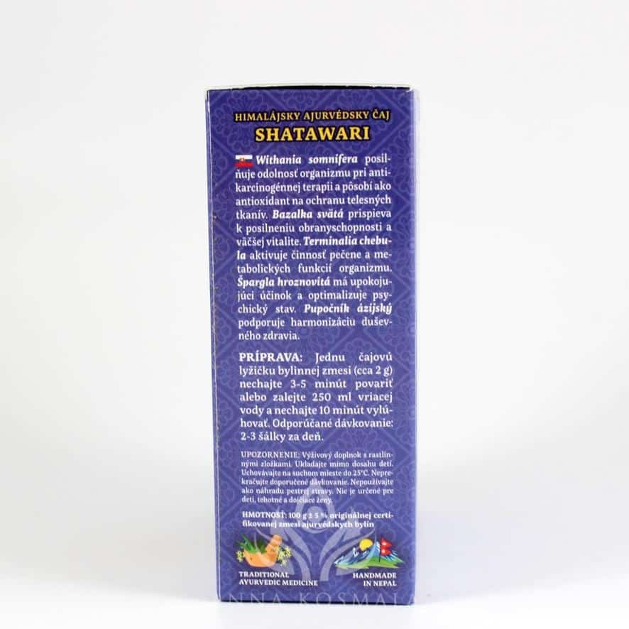 Shatawari Tea 100g Everest Ayurveda 4