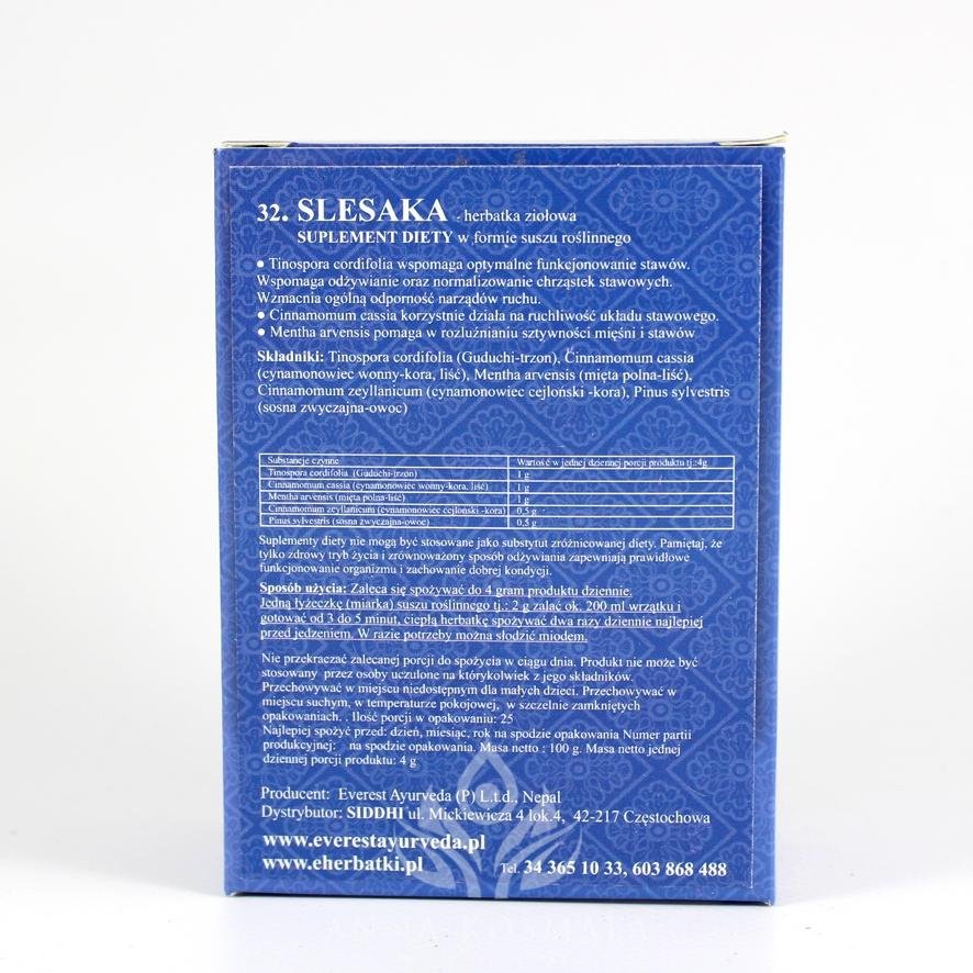 Slesaka Tea 100g Everest Ayurveda 3
