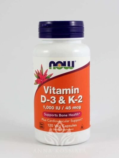 Vitamin D-3 1000 IU & K-2 45 mcg 120 kapsułek