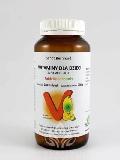 Witaminy dla dzieci - 240 tabletek do ssania