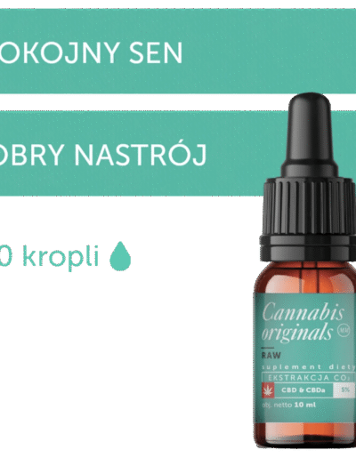 Olejek konopny RAW 5% 10 ml