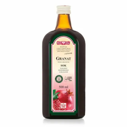 Granat sok 100% bez cukru 500 ml Polska Róża