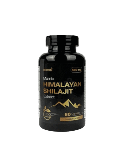 Mumio Himalajskie Żywe Shilajit Gold Kapsułki Herbin 60 kaps.