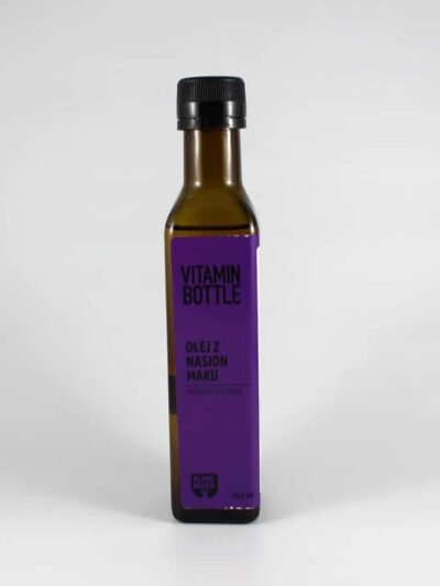 Olej makowy (tłoczony na zimno) 250ml Vitamin Bottle