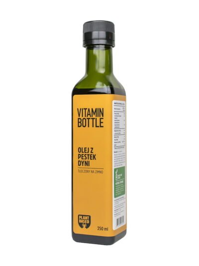 Olej z pestek dyni tłoczony na zimno 250 ml Vitamin Bottle