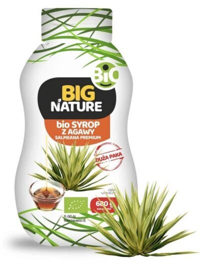 100% Bio Syrop z Agawy Salmeana Premium Duża Paka Big Nature 680 g