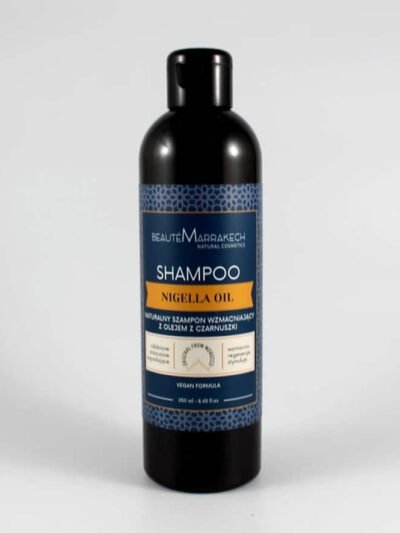 Szampon wzmacniający z olejem z czarnuszki (Shampoo Nigella Oil) 250 ml Beaute Marrakech