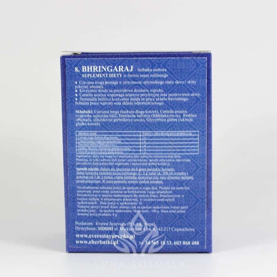 Bhrihgaraj Tea 100g Everest Ayurveda 3