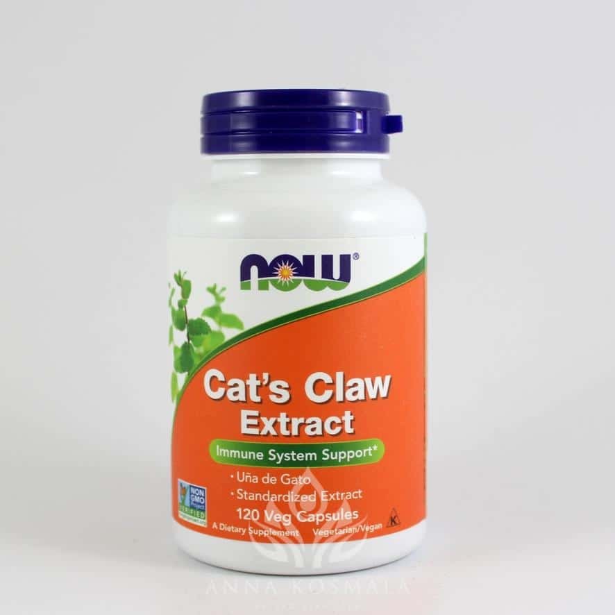 Cat's Claw Extract - koci Pazur 120 kapsułek Now 1 Cat’s Claw Extract (Koci Pazur) 120 kapsułek