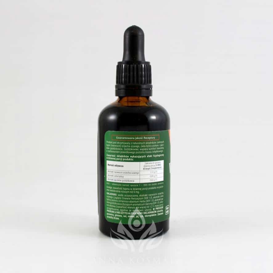 Fresh Green Walnutin Wormwood - wyciąg z zielonego orzecha 59ml Now 3