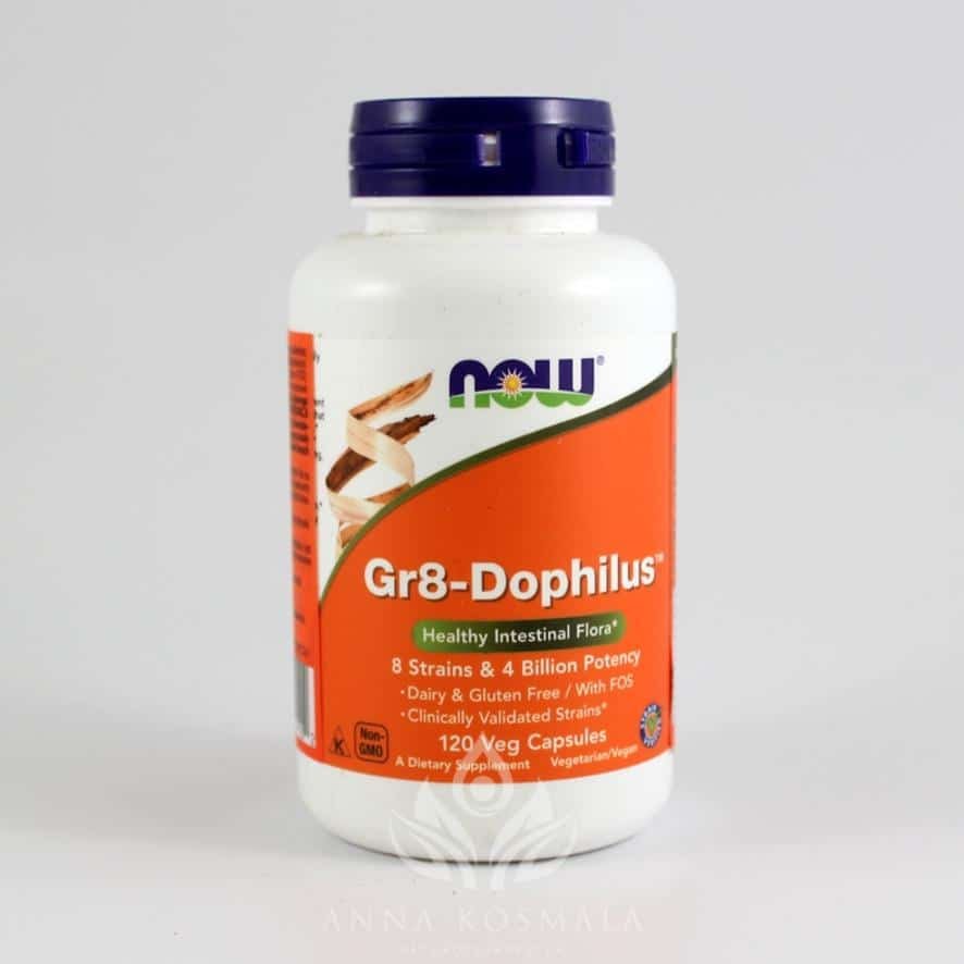 Gr8-Dophilus- probiotyk 120 kapsułek Now 1 Gr8-Dophilus Probiotyk 120 kapsułek