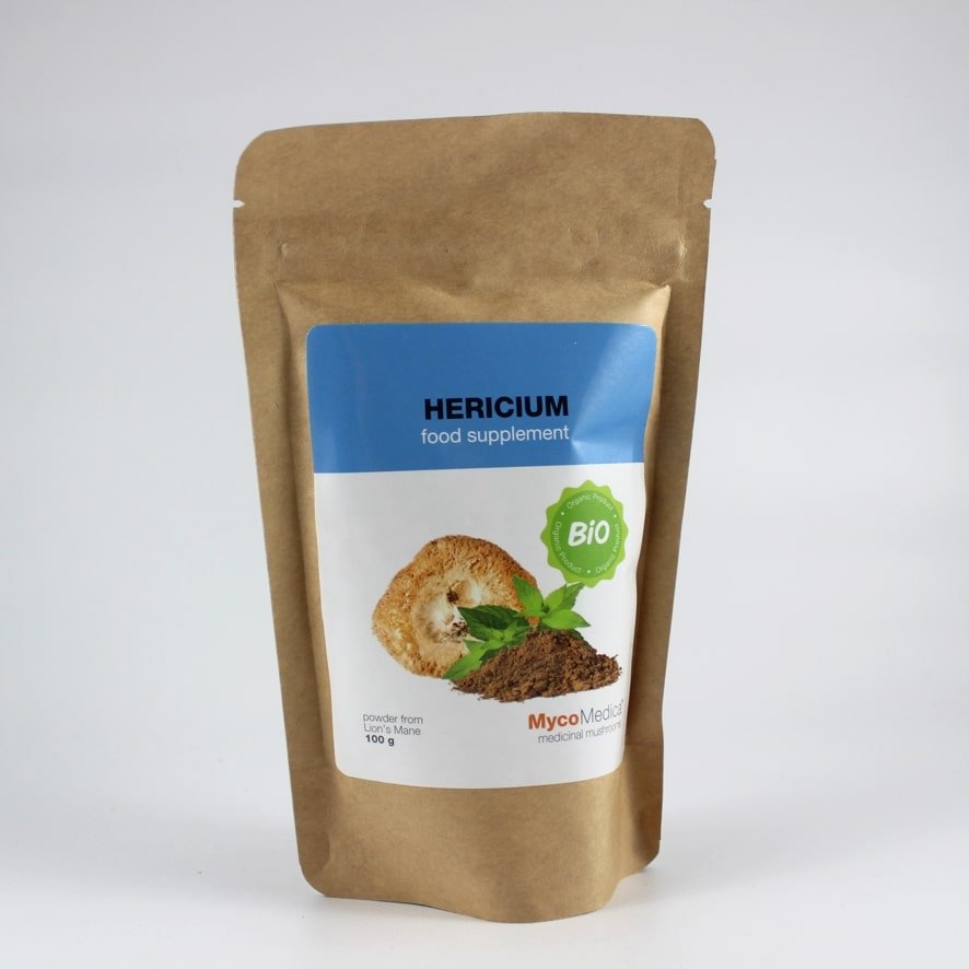 Hericium-100g-Mycomedica-1 BIO Hericium w proszku 100 g