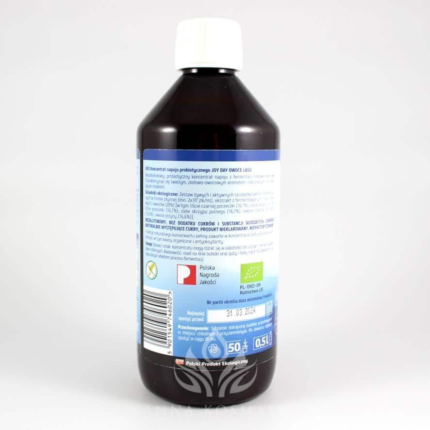 Joy Day Koncentrat napoju probiotycznego 500ml Living Food 3