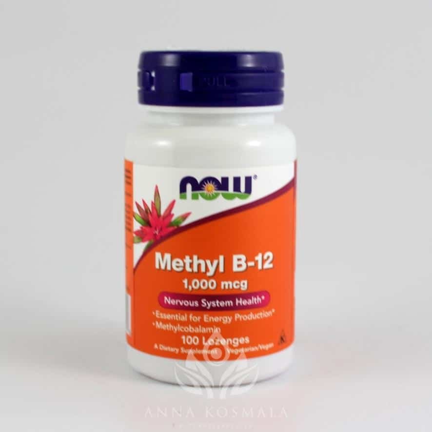 Methyl B-12 1 mcg 100 kapsułek Now 1 Methyl B-12 1mcg 100 tabletek do ssania
