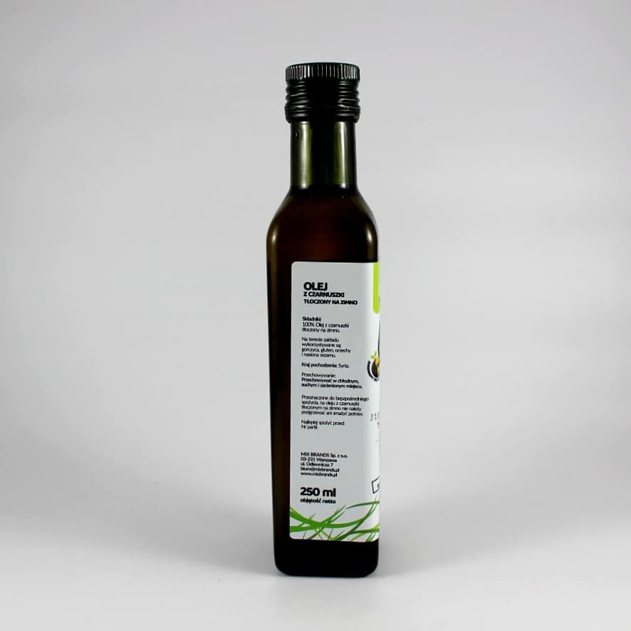 Olej z czarnuszki tłoczony na zimno 250ml Big Nature 3