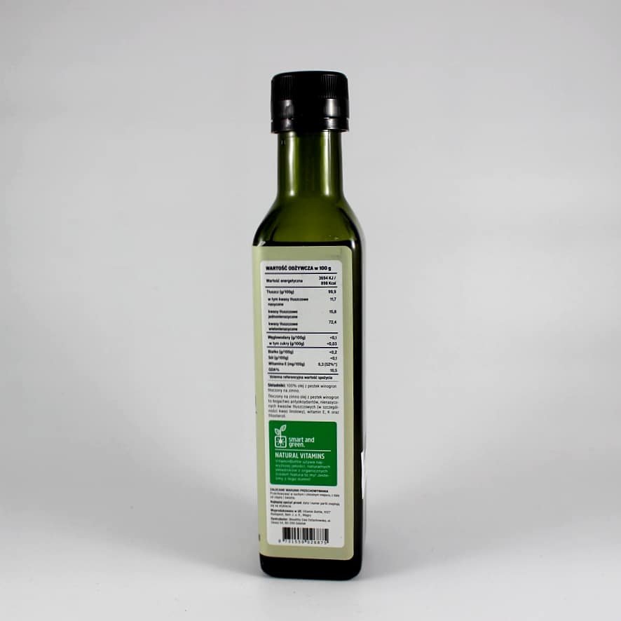 Olej z pestek winogron 250 ml Vitamin Bomb 2