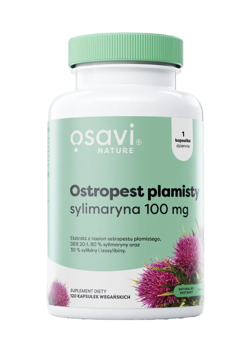 Osavi Nature Ostropest Plamisty – Sylimaryna 100 mg Osavi Nature Ostropest Plamisty – Sylimaryna 100 mg