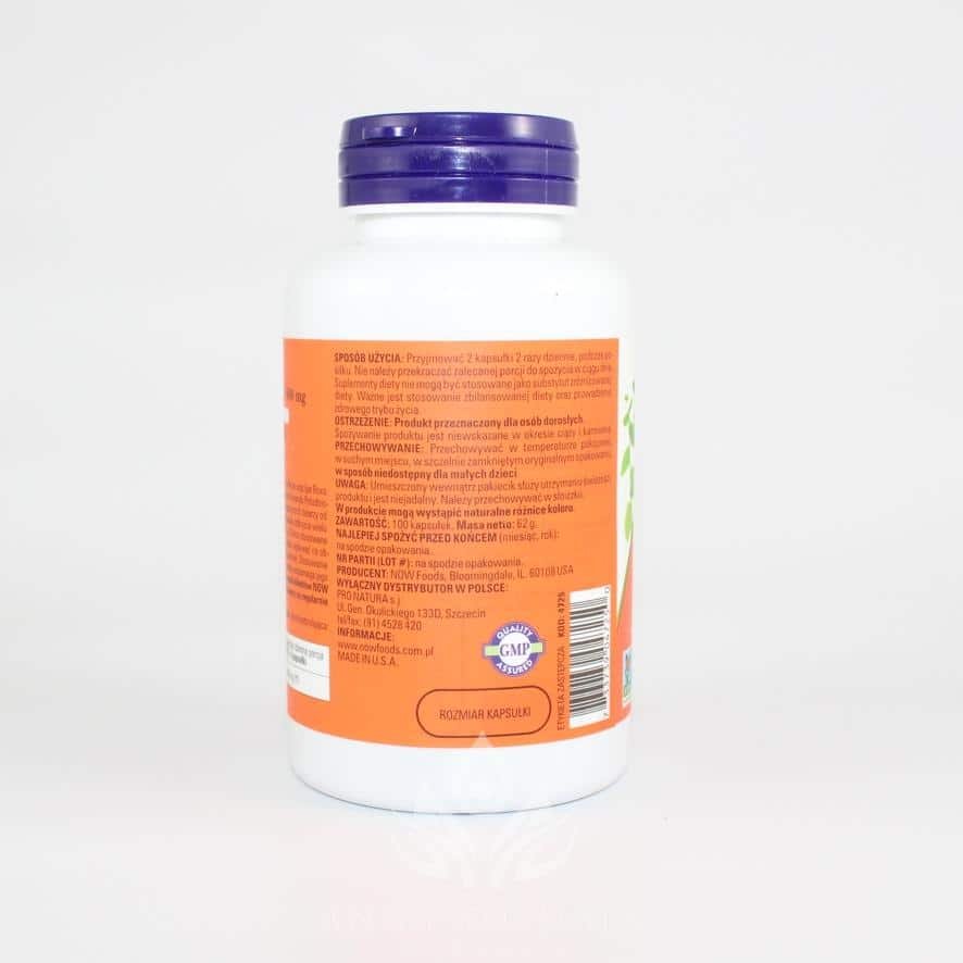 Pau D'Arco - La Pacho 500mg 100 kapsułek Now 3