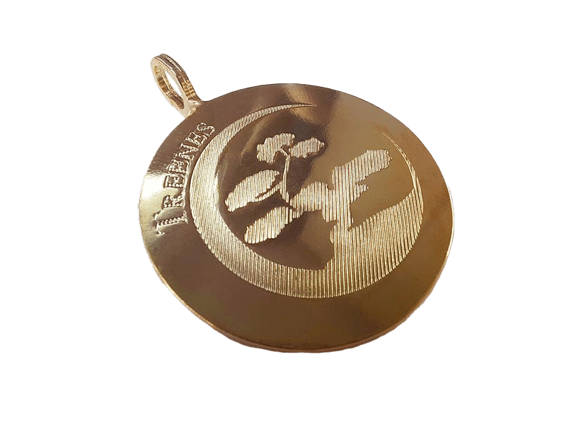 Tre Absorber absorber Treenes Gold Business Treenes Business Premium Gold 25/1 mm Sterling 925 24 K – Absorber w formie biżuterii funkcyjnej (zawieszka) + PREZENT: Olejek Dzika pomarańcza 15 ml (doTerra) za 89 zł gratis