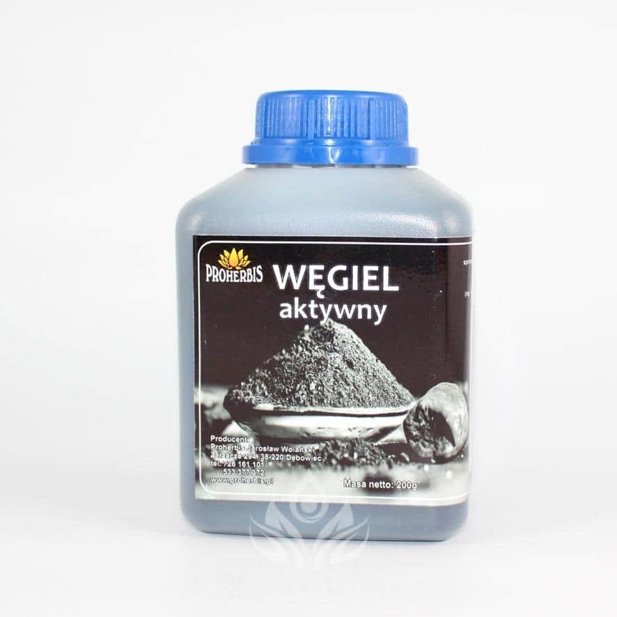 Węgiel Aktywny 200g Proherbis Węgiel Aktywny 200 g