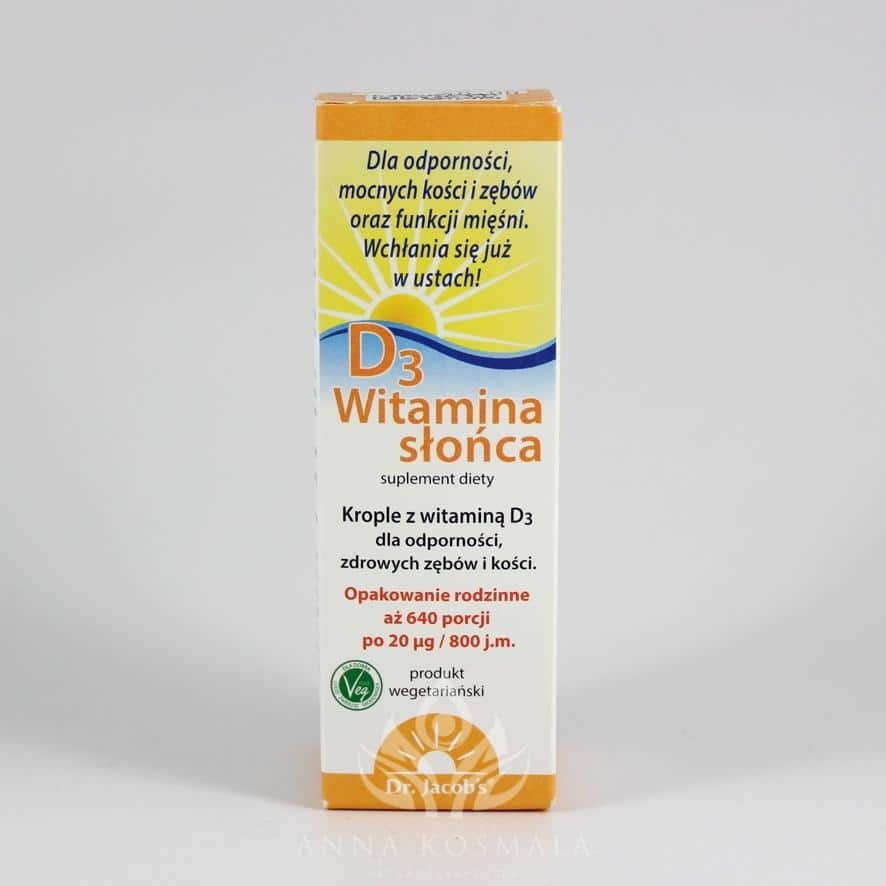 Witamina D3 20ml Dr Witamina słońca D3 20 ml