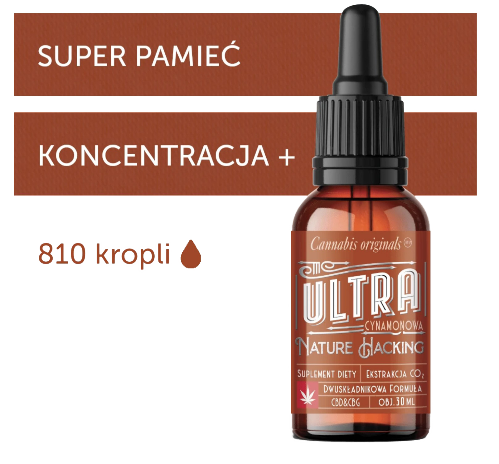 cynamon ultra 30 ml Olejek konopny ULTRA z cynamonem 30 ml