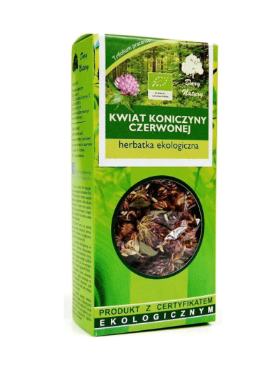 Kwiat koniczyny czerwonej – Herbatka ekologiczna