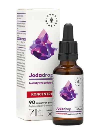 Jodadrop – bioaktywne źródło jodu, koncentrat w kroplach 30 ml