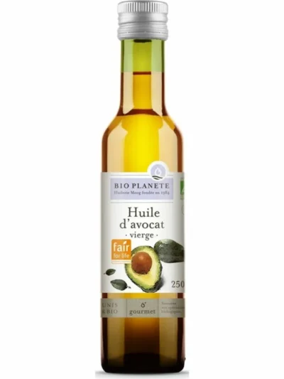 Bio Olej z miąższu awokado extra virgin 250 ml Bio Planete