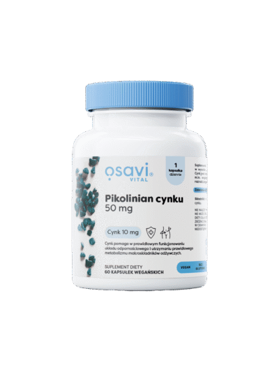 Pikolinian cynku, 50 mg – kapsułki wegańskie