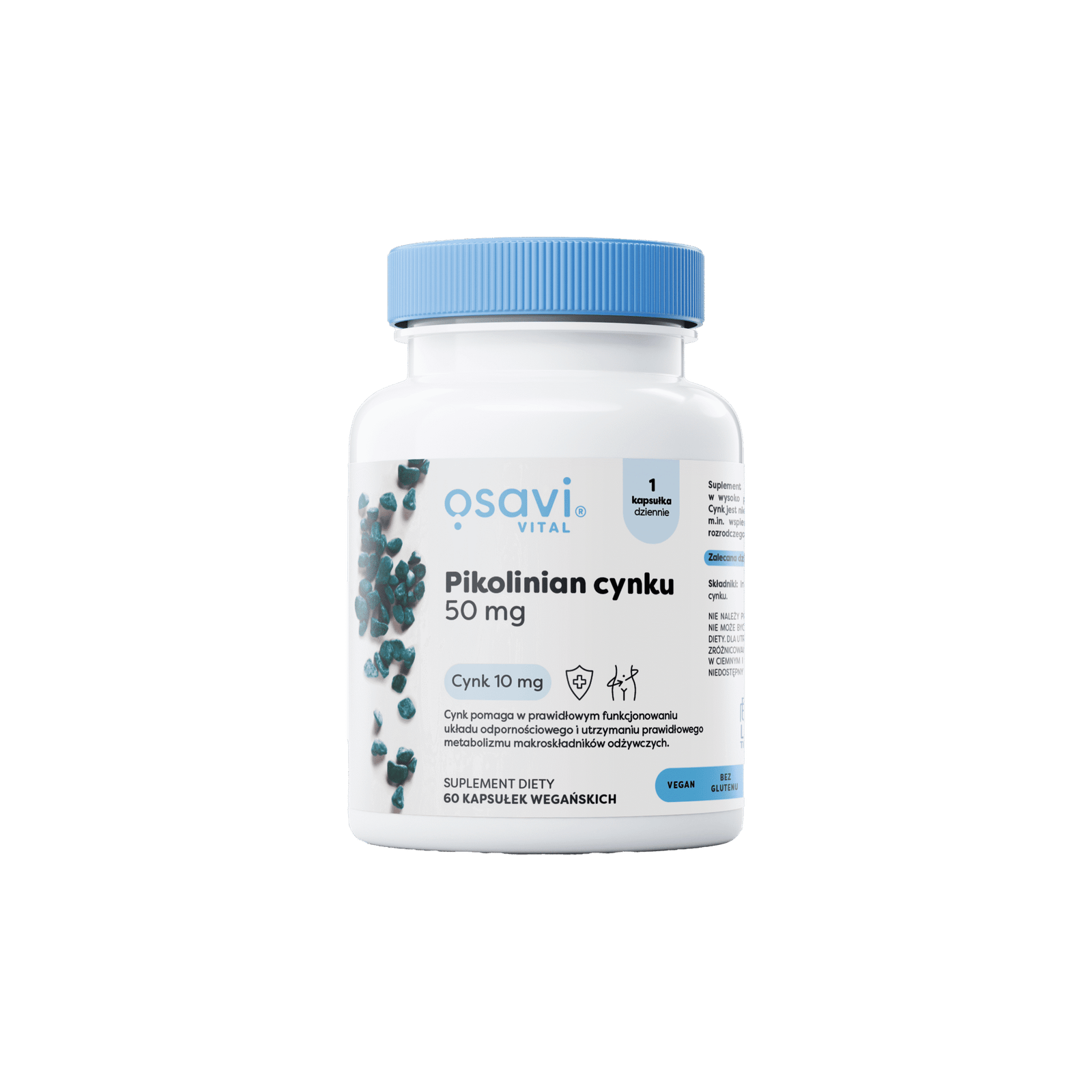 pikolinian cynku Pikolinian cynku, 50 mg – kapsułki wegańskie