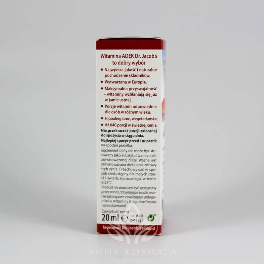 witamina ADEK 20ml Dr. Jacob's 4