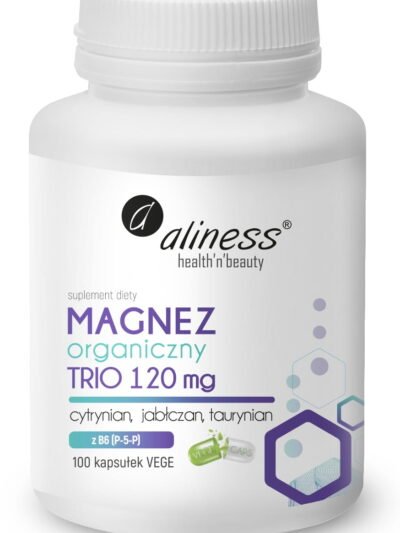 Magnez Organiczny Trio 120 mg z B6 P-5-P